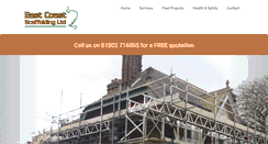 Desktop Screenshot of eastcoastscaffolding.co.uk